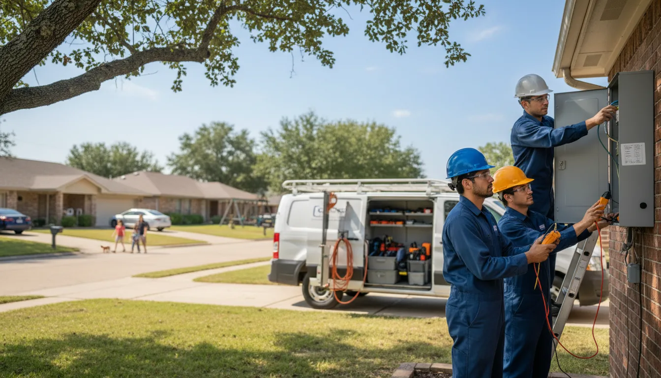 Certified electrician providing emergency electrical services in Henderson, MN